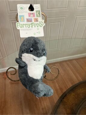 Giftable Dolphin Ball Body Very Solf Dog Toy Clinker & Squeaker  9”